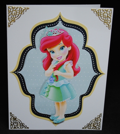 6 Little Princesses Card Toppers 1 by Yvonne Middleton