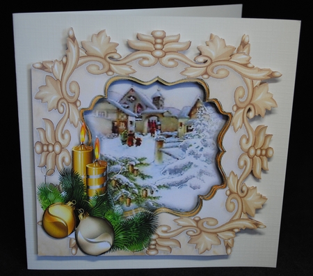 Cutaway Corner Christmas - Morning by Yvonne Middleton