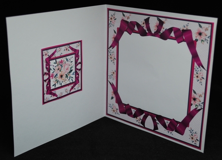 Pink Bouquet 7x7 Card Front Minikit by Yvonne Middleton