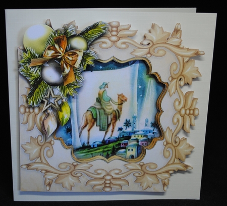 Cutaway Corner Christmas - Star by Yvonne Middleton
