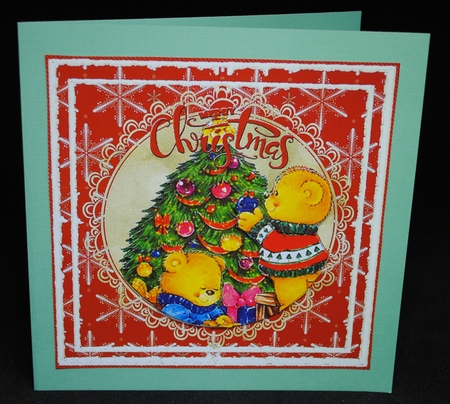 Christmas Teddy Bears by Yvonne Middleton