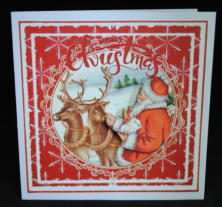 Santas Reindeer by Yvonne Middleton