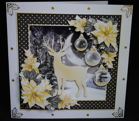 Black and Gold Silhouette Bumper Kit by Yvonne Middleton