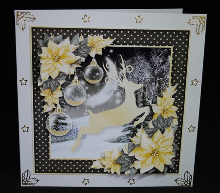 Black and Gold Silhouette Bumper Kit by Yvonne Middleton