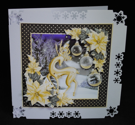Black and Gold Silhouette Bumper Kit by Yvonne Middleton