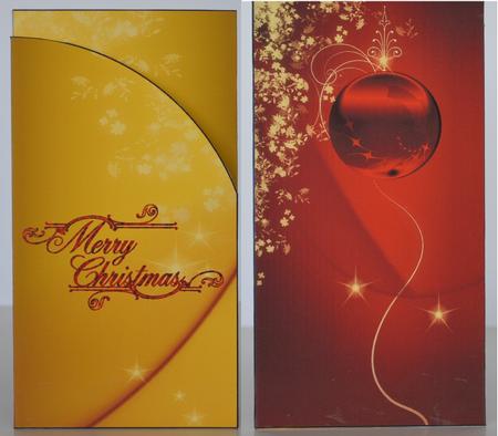 Elegant Red and Gold Money Wallet by Yvonne Middleton