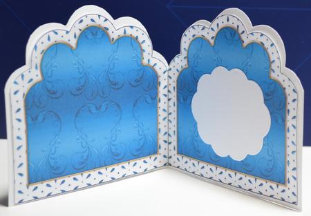 Forget Me Knots Embroidery Anglaise Matching Card Insert by Yvonne Middleton