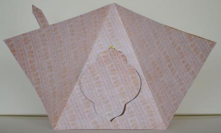 Vintage Flowers Triangle-dangle Backing Paper by Yvonne Middleton
