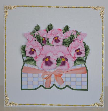 Pansy Over the Edge by Yvonne Middleton