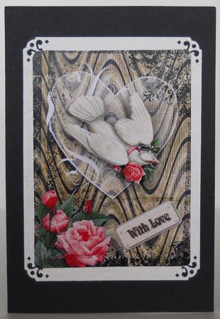 Vintage Birds 17, Dove by Yvonne Middleton
