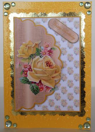 Golden Rose by Yvonne Middleton
