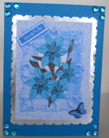 Beautiful Turquiose Flowers by Yvonne Middleton