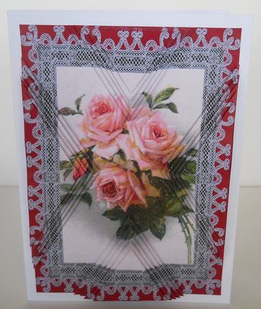 Rose Bouquet A4 Side Step Stacker Kit by Yvonne Middleton