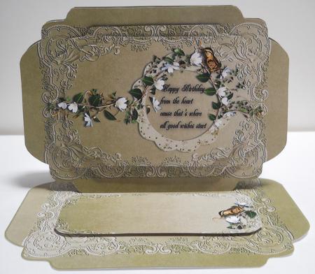 Shaped Easel Card Kit by Yvonne Middleton