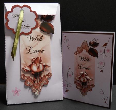 Rose with Love Pinch Bag Kit by Yvonne Middleton