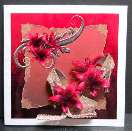 Red and Gold Step by Step by Yvonne Middleton