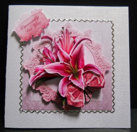 Stargazer Lilies and Bow Step by Step by Yvonne Middleton