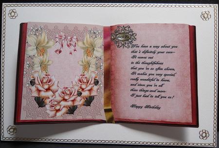A4 Birthday Book by Yvonne Middleton