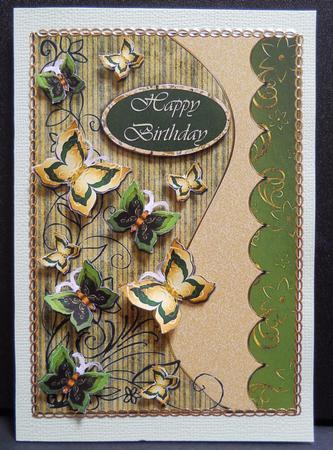St.patricks / Birthday/ Good Luck Card by Yvonne Middleton