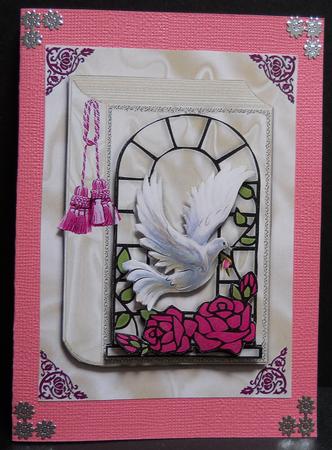 Gold Book, Gold Heart with Tassle and Gold Rose A4 by Yvonne Middleton