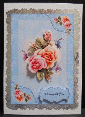 Floral Card Front by Yvonne Middleton