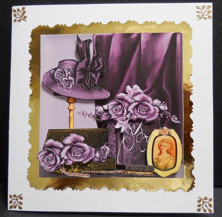 A Woman's Finery in Purple by Yvonne Middleton