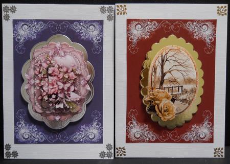 Background Papers with Ornate Borders 1 by Yvonne Middleton