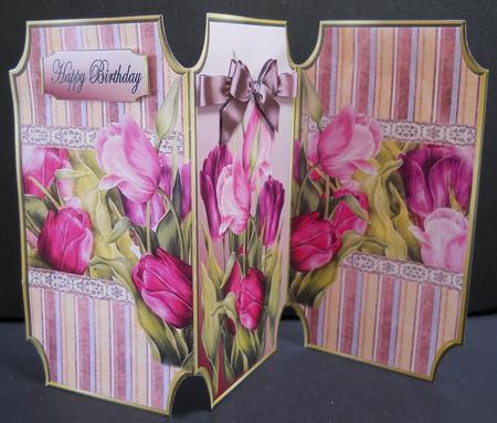 Trifold Tulips by Yvonne Middleton