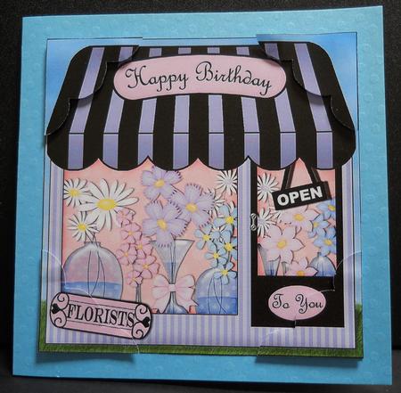 8 x 8 the Little Flower Shop Topper by Yvonne Middleton