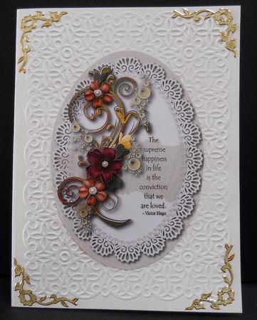 We Are Loved -  Card Topper by Yvonne Middleton
