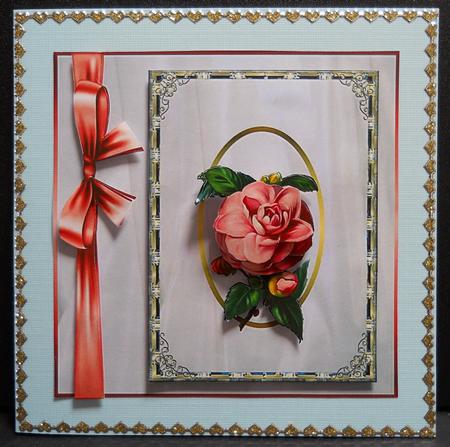 Vintage Peony Rose by Yvonne Middleton
