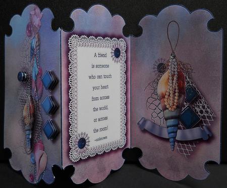 Across the World Tri-fold Card 2 by Yvonne Middleton
