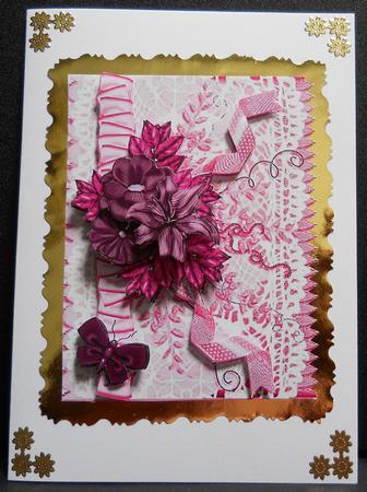 Flowers, Ribbon and Lace by Yvonne Middleton