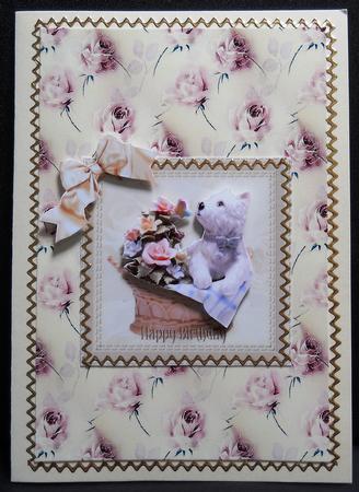 Cream Roses by Yvonne Middleton