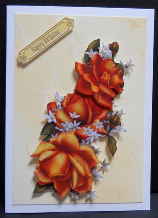 Background Paper - Woodland Roses - C-thru Easel Add-on by Yvonne Middleton