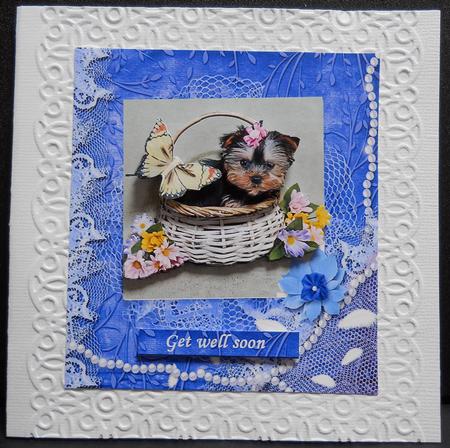 I Am Another Cutie - Decoupage by Yvonne Middleton