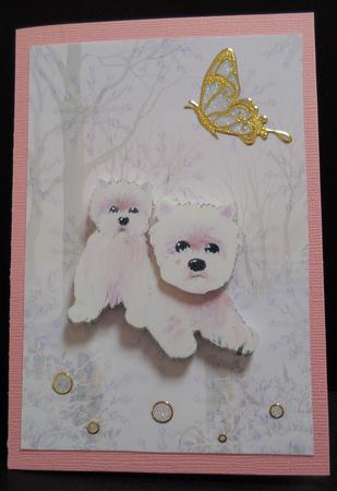 Winter Walk Background by Yvonne Middleton