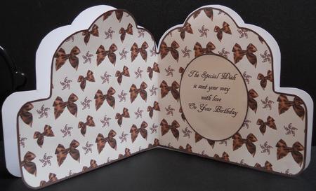 Chocolate Cream Rose Insert by Yvonne Middleton