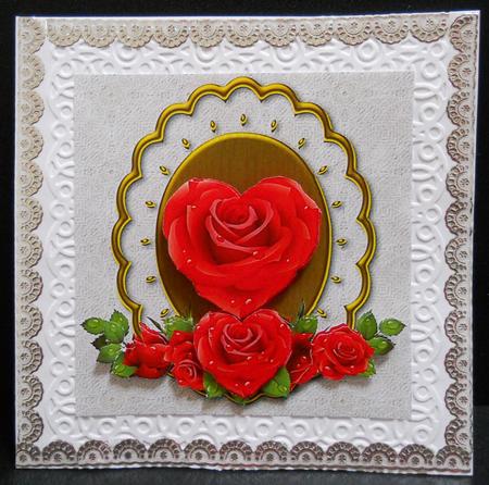 Red Roses Delight by Yvonne Middleton