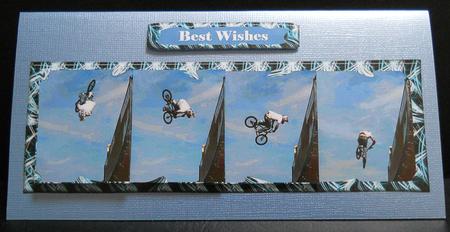 Bmx Vertical Jumps by Yvonne Middleton