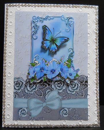 Floral Lace Backing Sheets by Yvonne Middleton