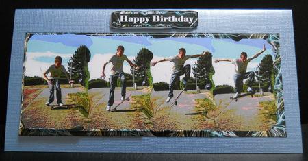 Skate Boarding by Yvonne Middleton
