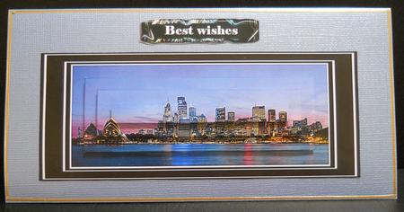 Sydney Skyline at Dusk by Yvonne Middleton