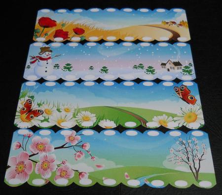 Four Seasons Bookmarks by Yvonne Middleton