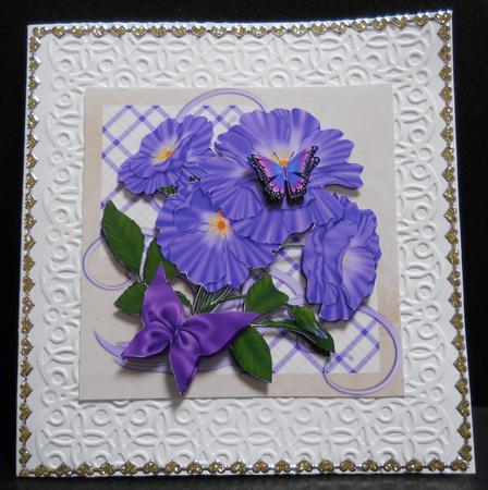 Purple Splendour Quick Card by Yvonne Middleton