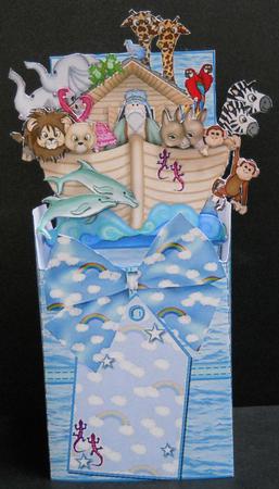 The Animals Went in Two by Two Box Card by Yvonne Middleton