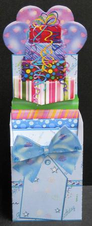 Birthday Gifts Box Card by Yvonne Middleton