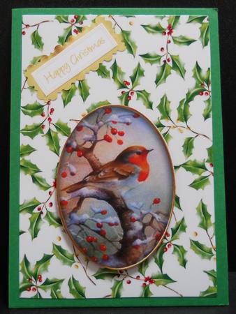 A4 Christmas Background by Yvonne Middleton