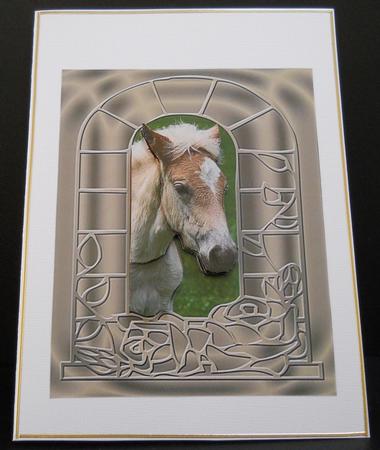 Horse - Decoupage by Yvonne Middleton