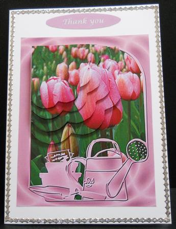Tulips in the Garden by Yvonne Middleton